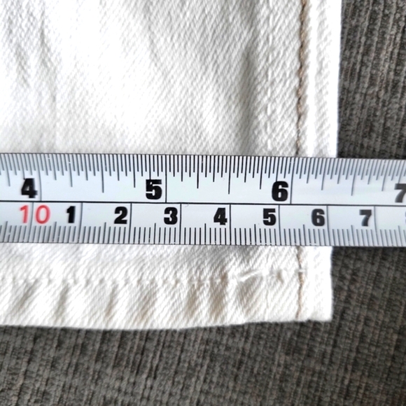 Habitual Straight Leg White Jeans Size 28 - Picture 13 of 16